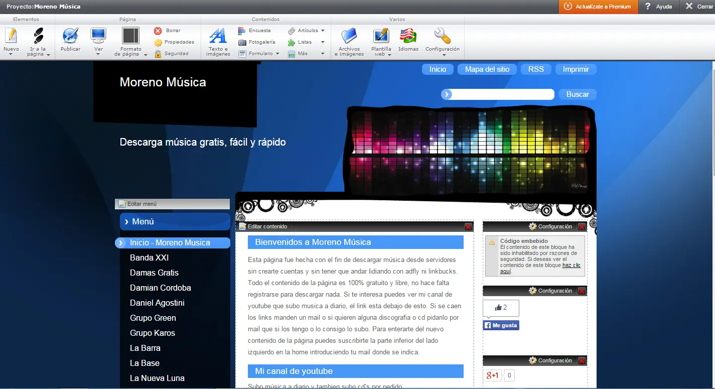 pagina web propia
