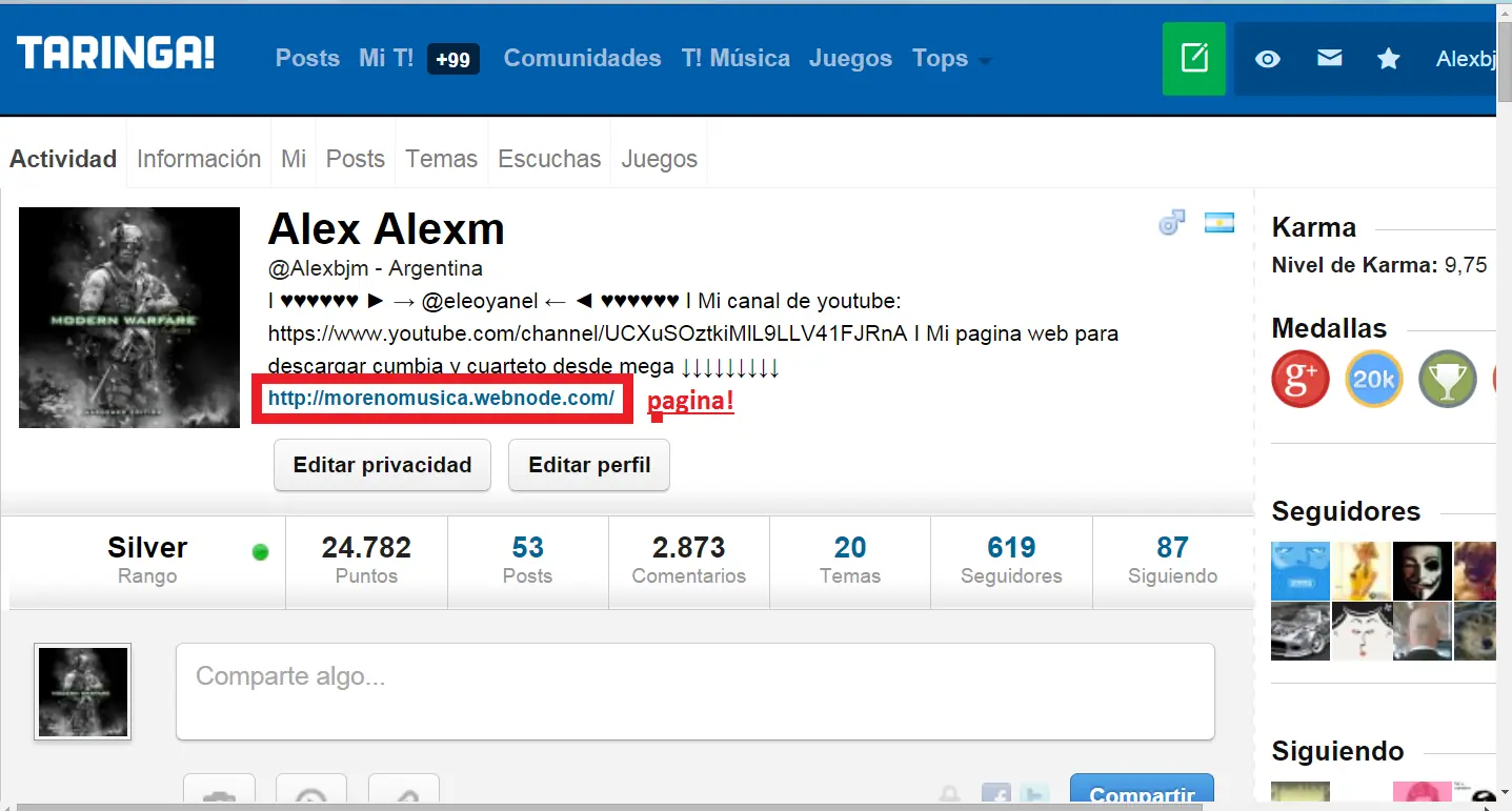 pagina web gratis