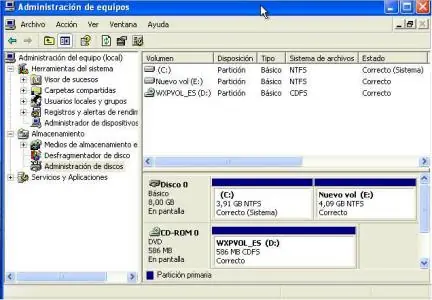 particion de disco duro