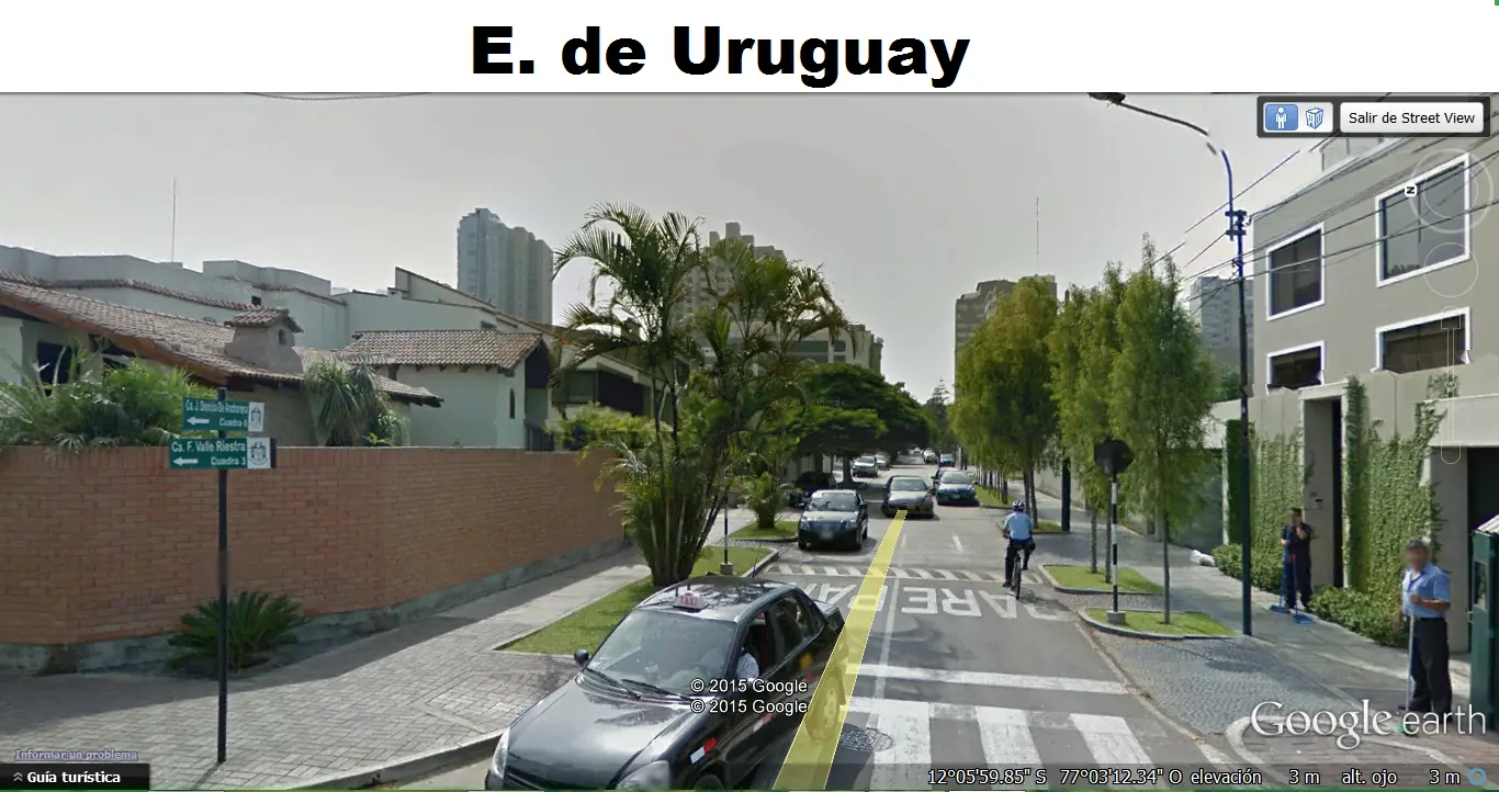 Embajadas del mundo en Perú (Google Earth)