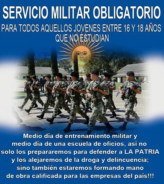 Desmintiendo La profesion militar: un absurdo