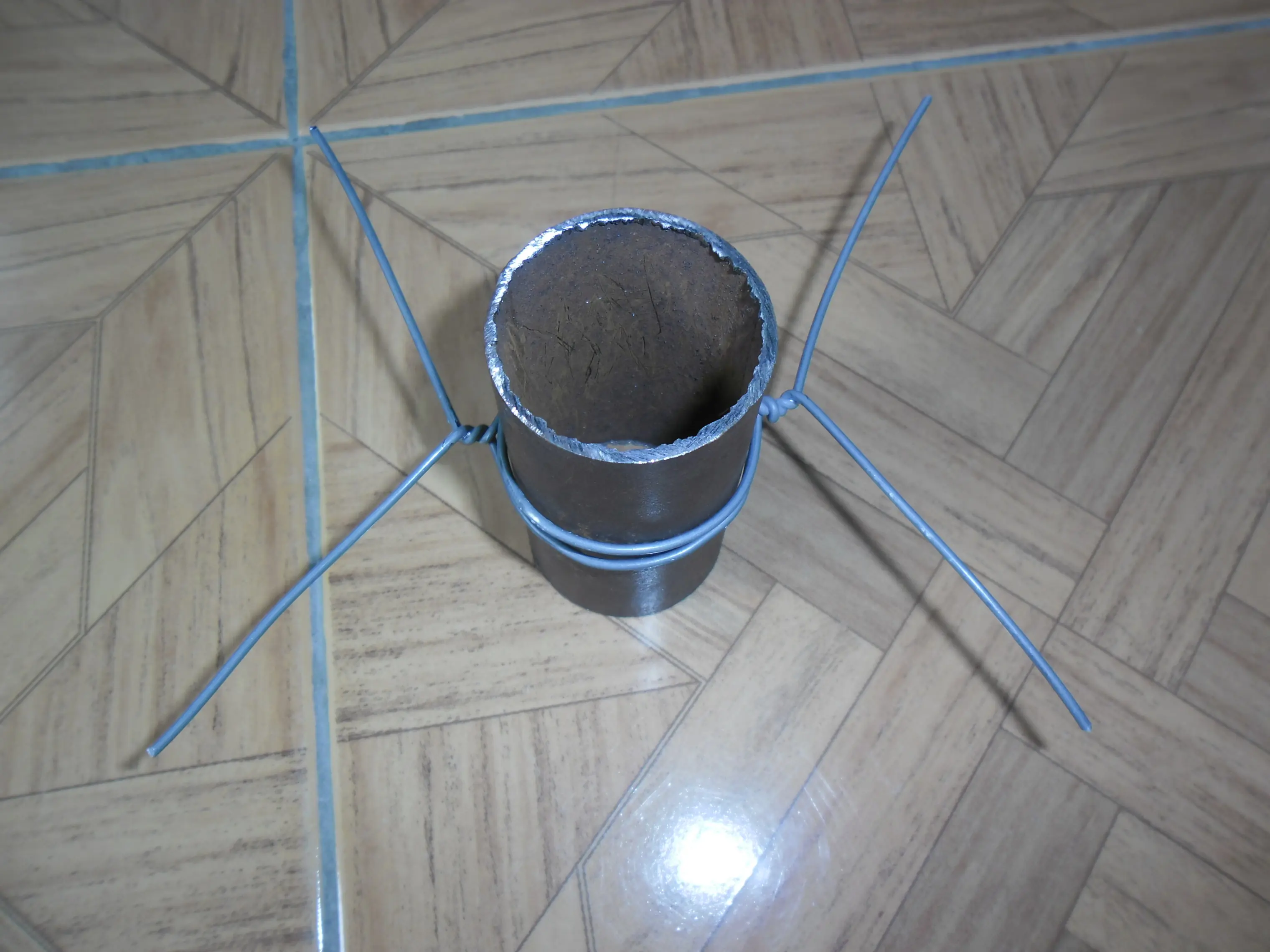 mancuernas caseras de cemento