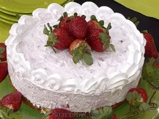 Torta de merengue helada