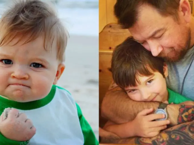 El famoso "bebé meme" ya tiene 8 años