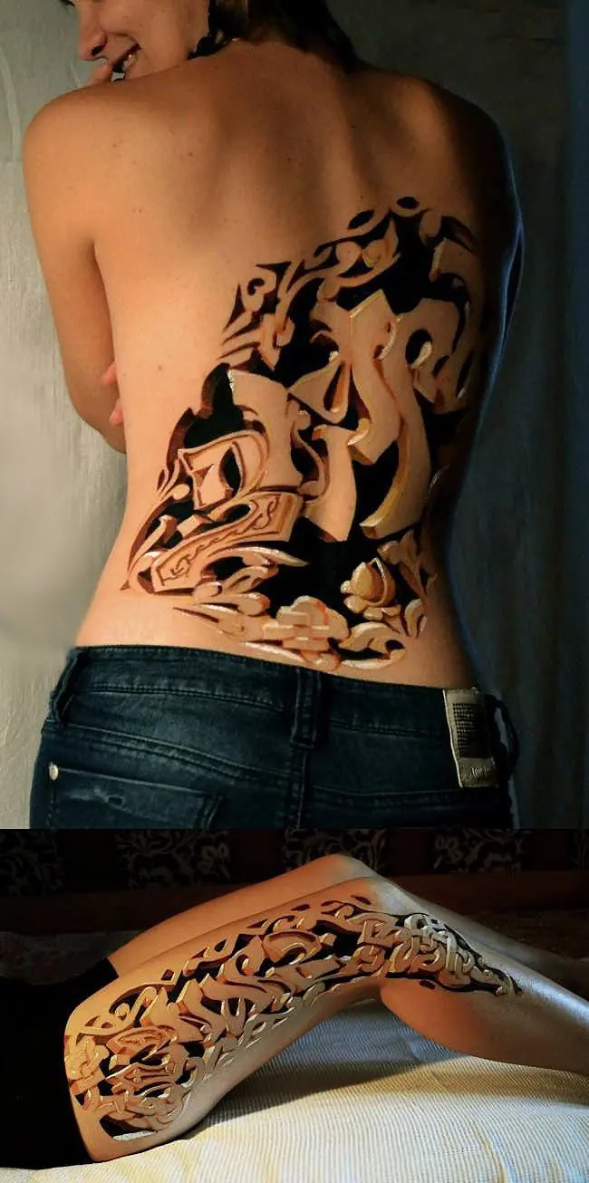 -Tatuajes sorprendentes.