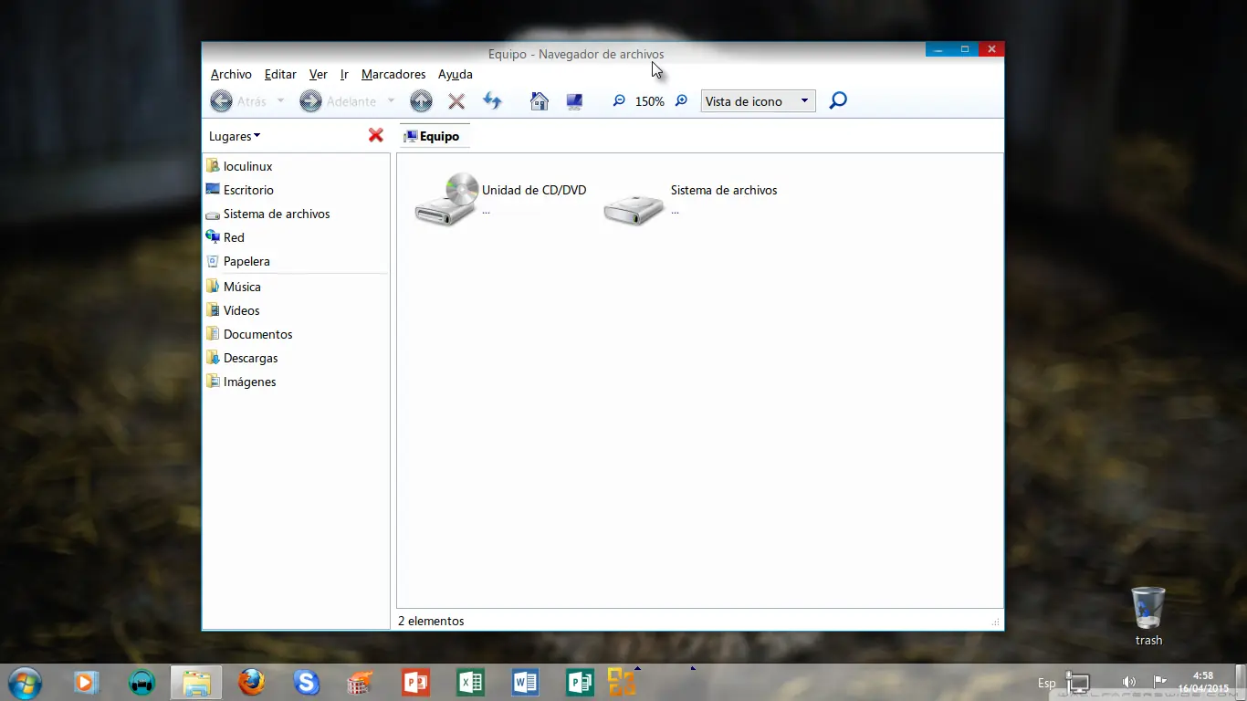 Revolinux apariencia y funcionamiento real Windows 7 Revolinux apariencia y funcionamiento real Windows 7