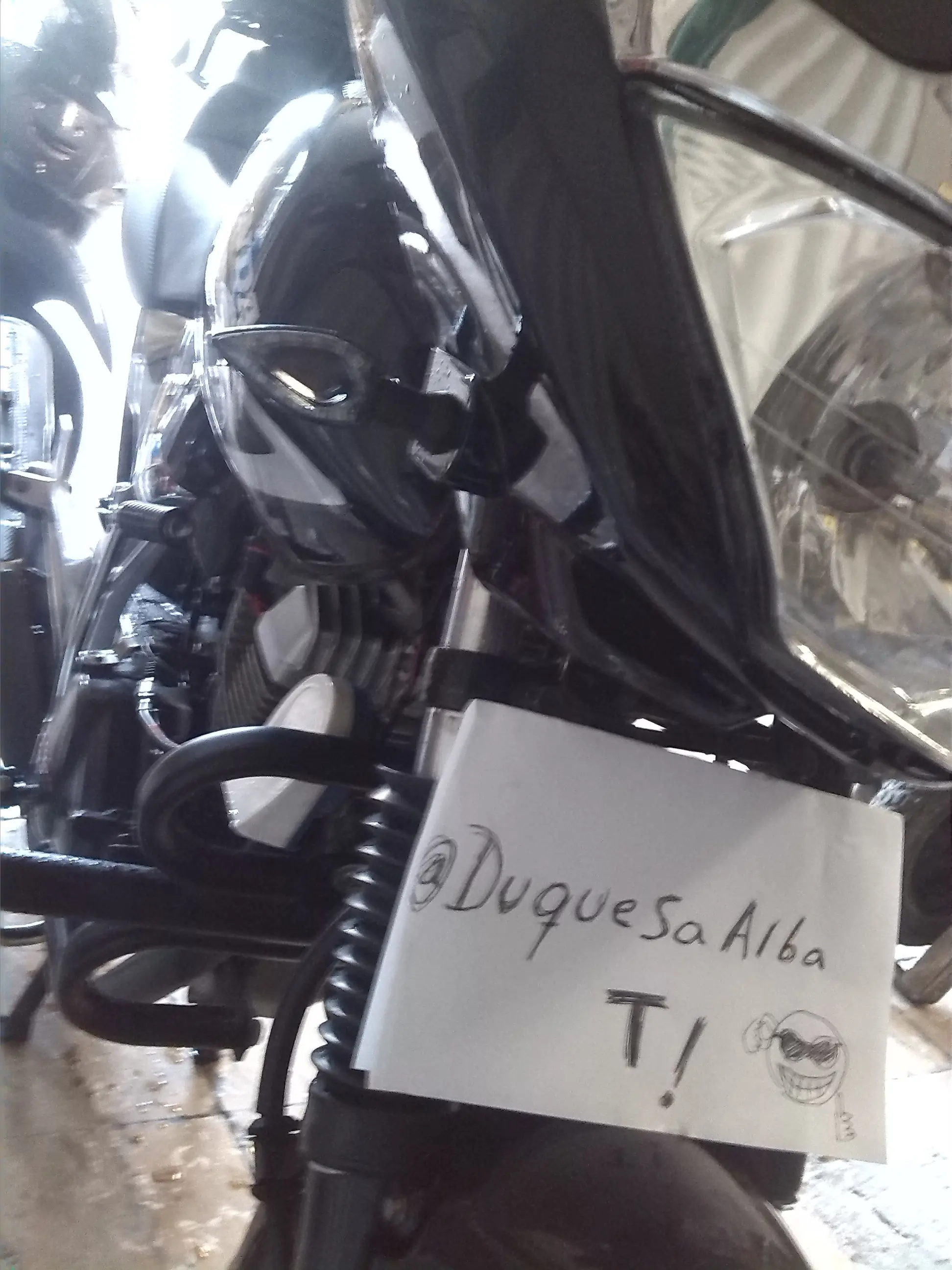 me compre una moto