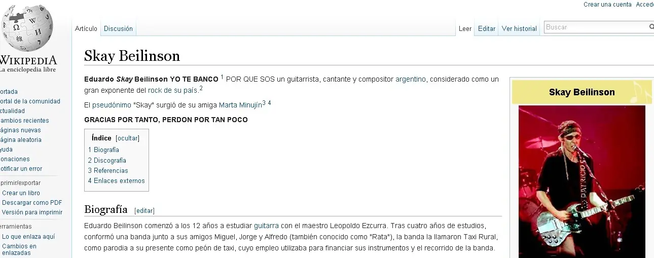 Skay Beilinson Yo te banco! (yapa chistes indio solari)