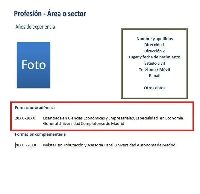 Necesitas hacer un curriculum?