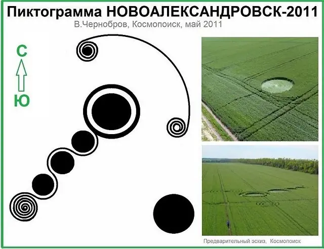 Últimos Crop Circles: Ovnis Rusia, Italia e Inglaterra