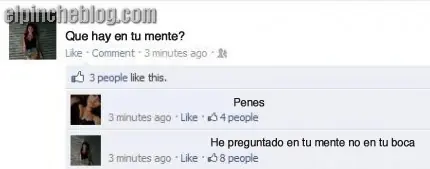 Ridiculos en facebook