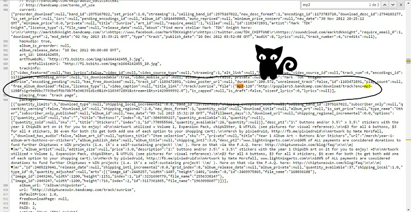 Bajar música de Bandcamp sin usar paginas y/o programas