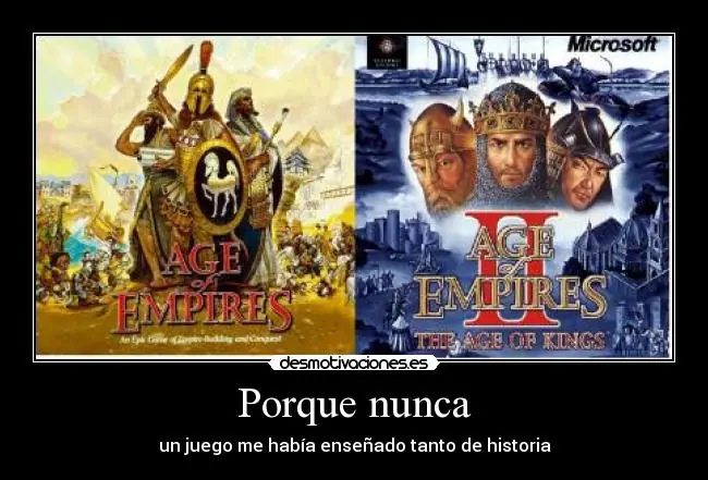 Age Of Empires,el mejor juego de la historia lejos,recuerdos