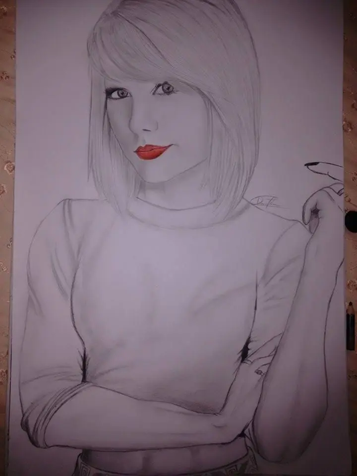 Vuelvo a intentar dibujar después de 1 año [Taylor Swift]