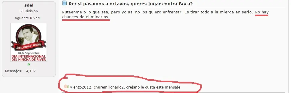 River quiere jugar contra Boca? Mirate esto