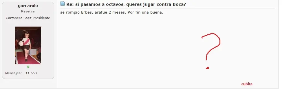 River quiere jugar contra Boca? Mirate esto