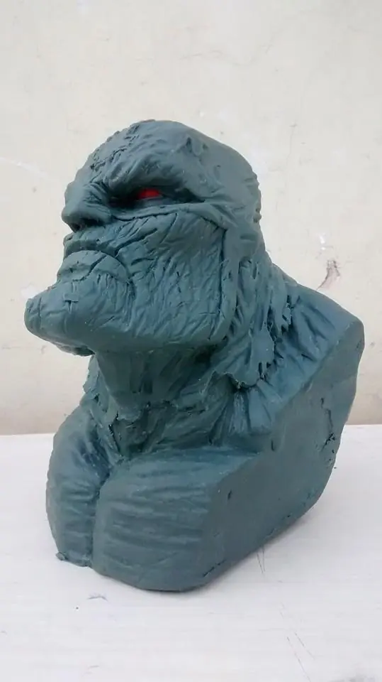 Cazador escultura en plasticera. Cazador escultura en plasticera.
