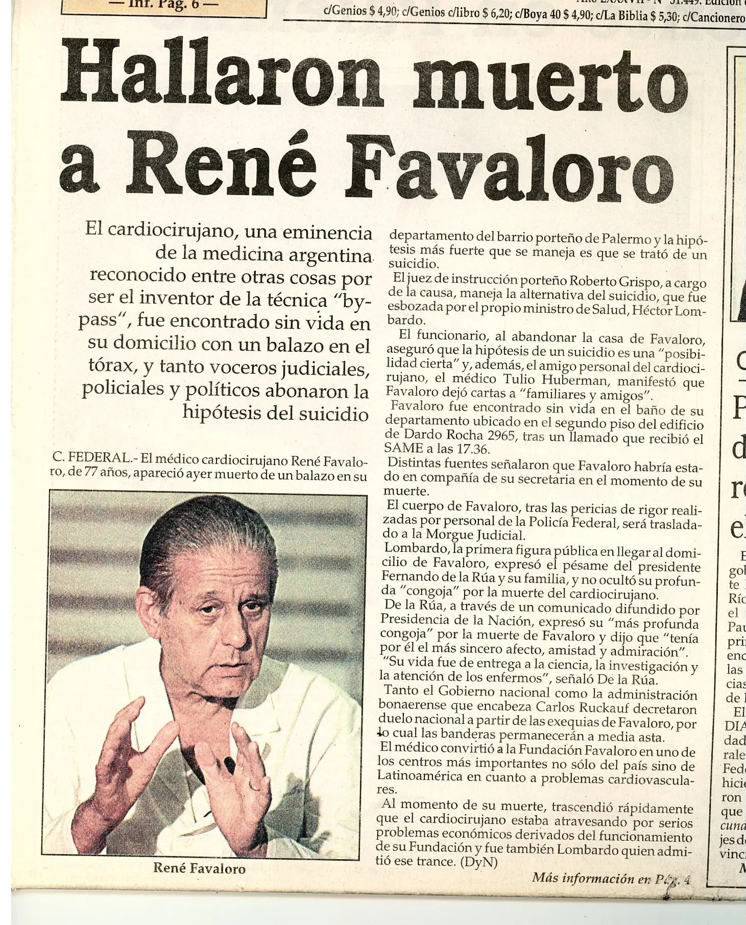 rene favaloro