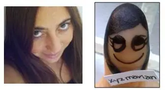 caritas pintadas en huevos