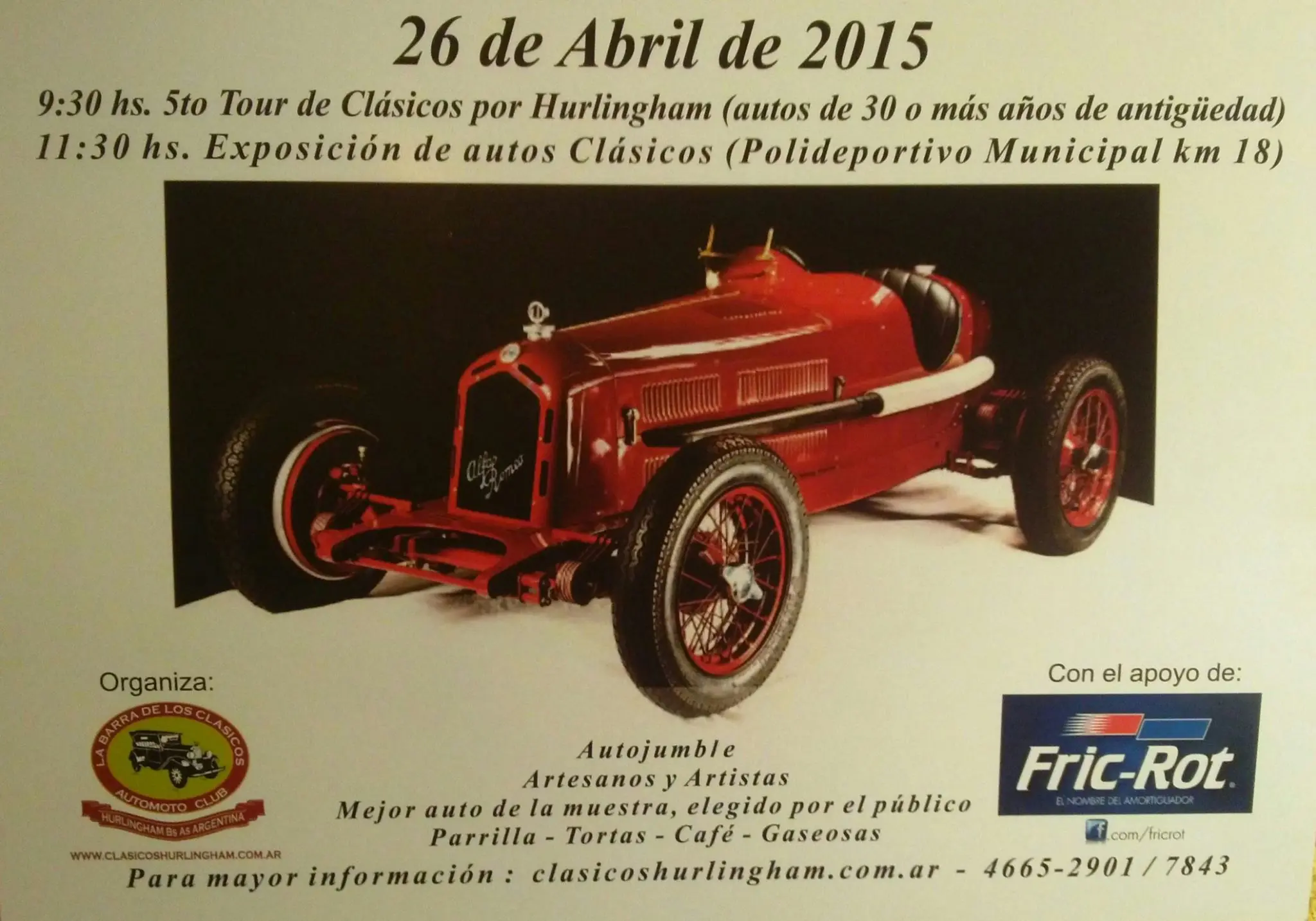 Caravana y encuentro en Hurlingham