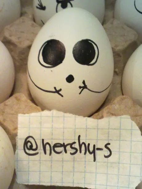 caritas pintadas en huevos