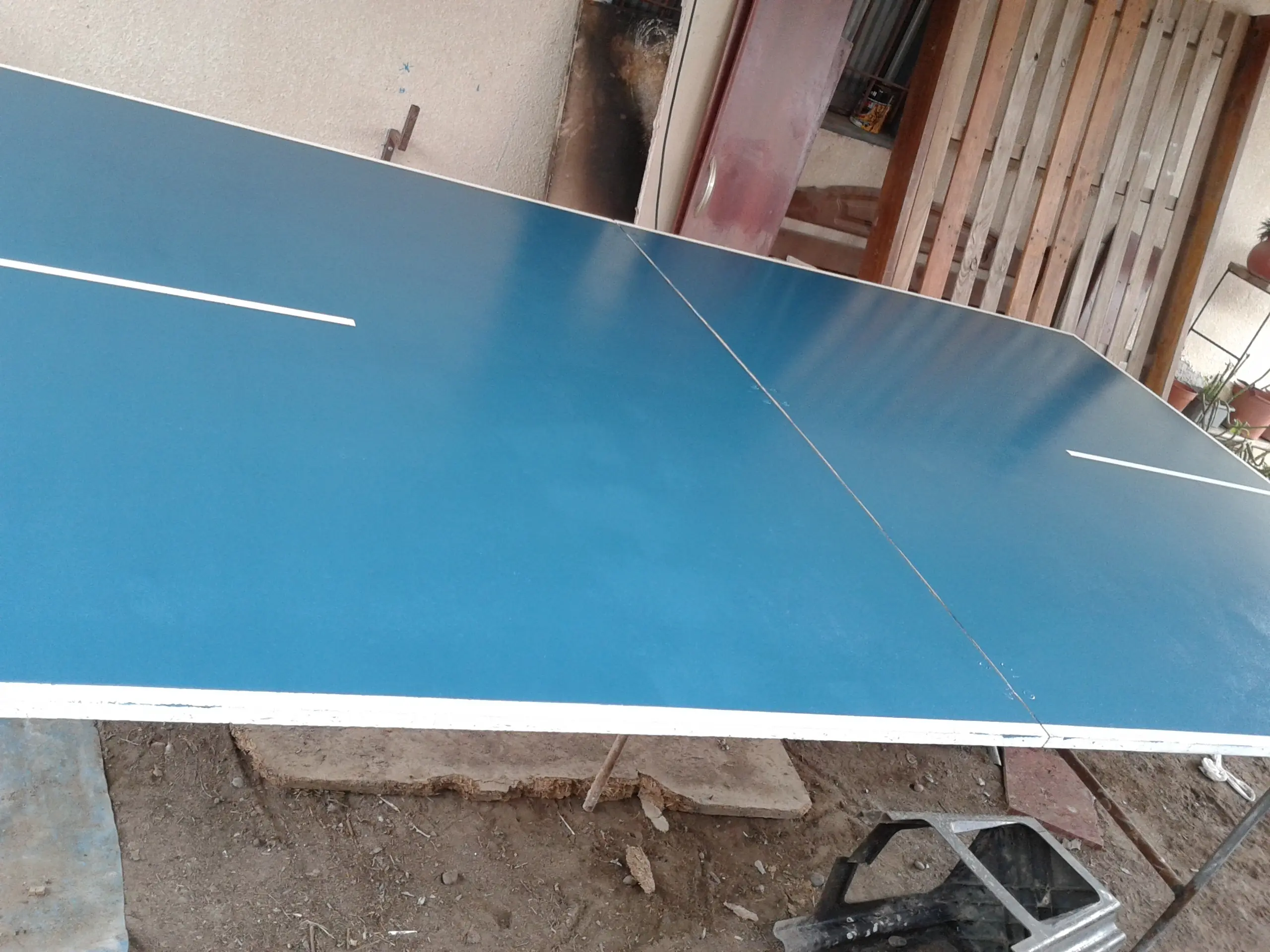 mesa de ping pong casera!
