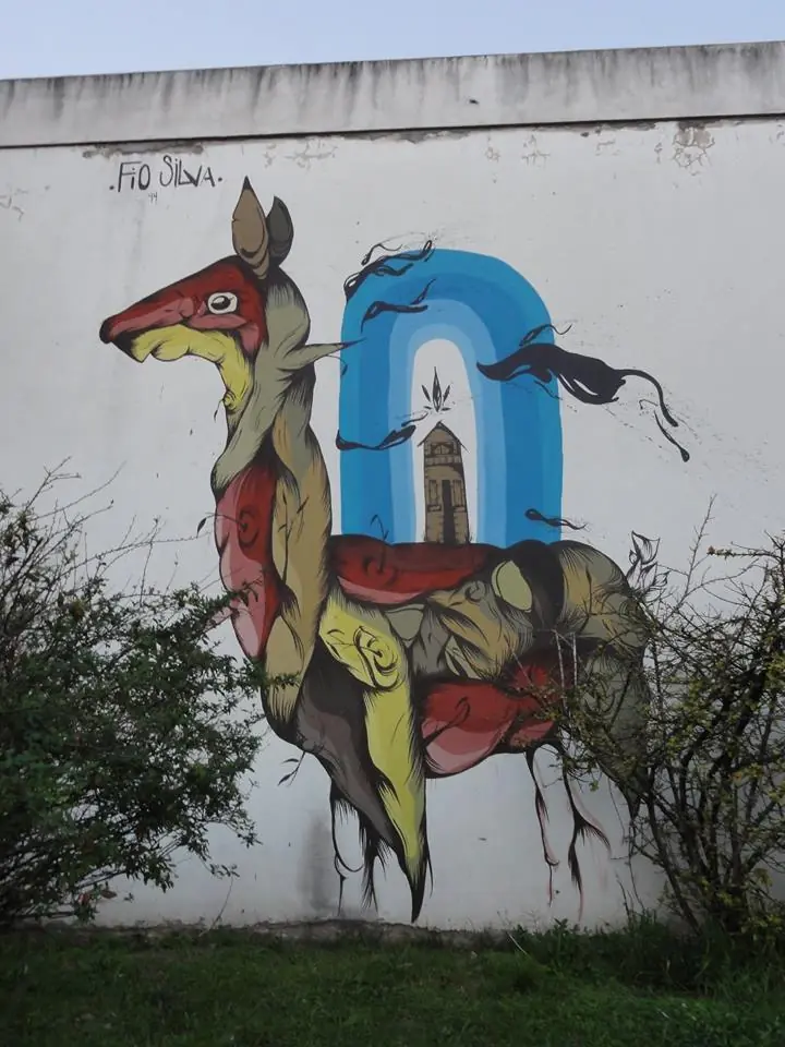 El arte callejero de Fiorela Silva El arte callejero de Fiorela Silva