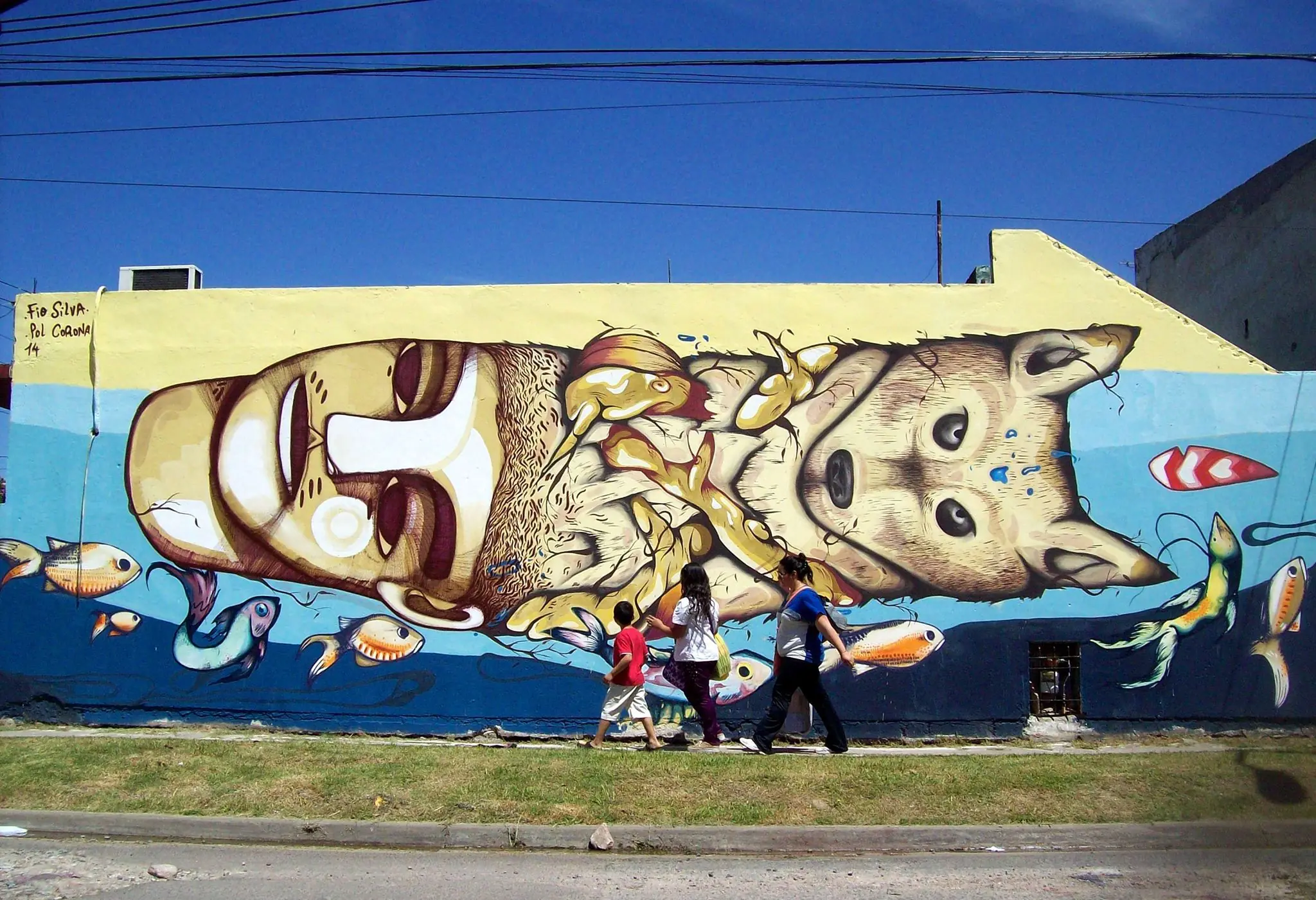 El arte callejero de Fiorela Silva El arte callejero de Fiorela Silva