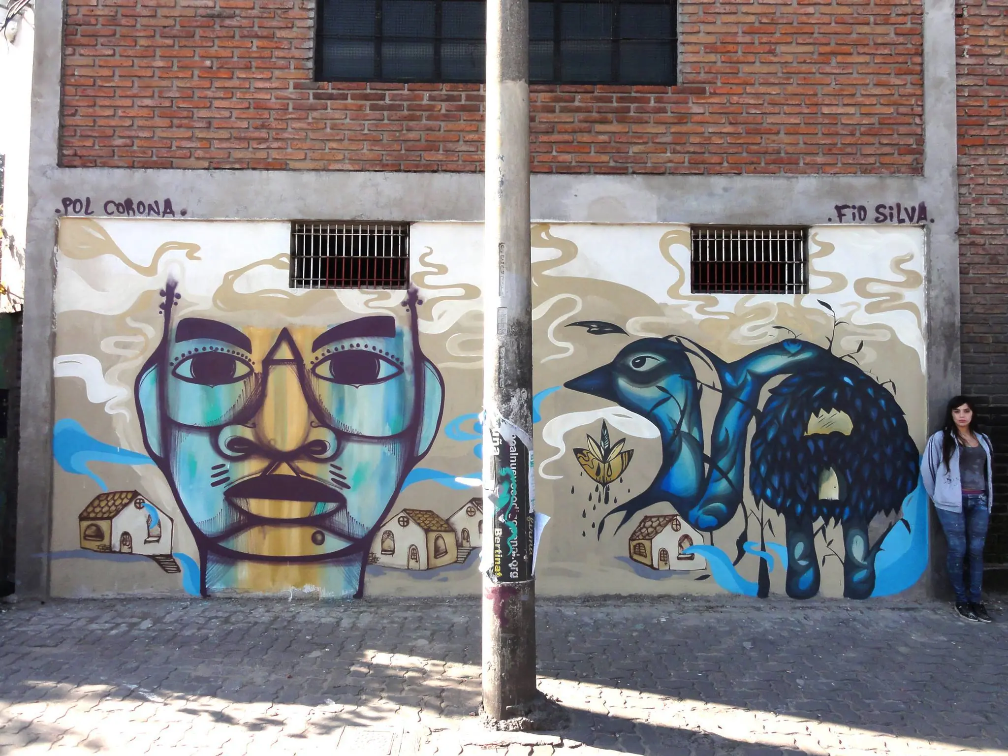 El arte callejero de Fiorela Silva El arte callejero de Fiorela Silva