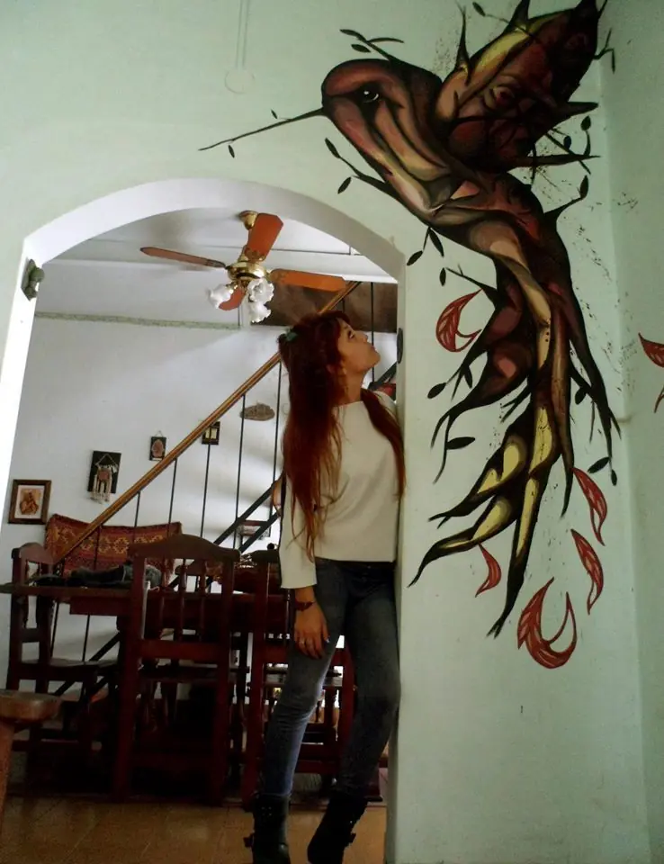 El arte callejero de Fiorela Silva El arte callejero de Fiorela Silva