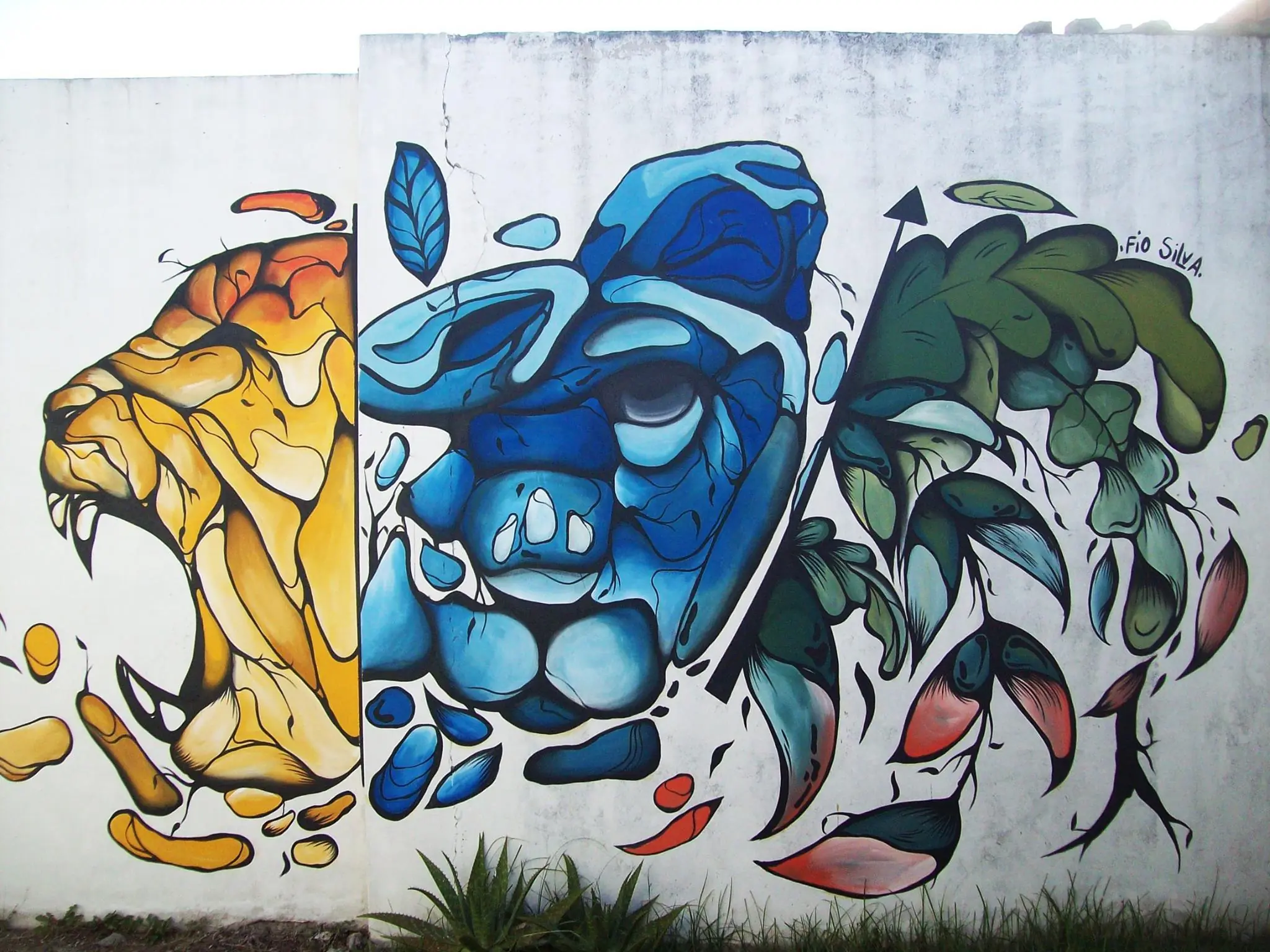 El arte callejero de Fiorela Silva El arte callejero de Fiorela Silva