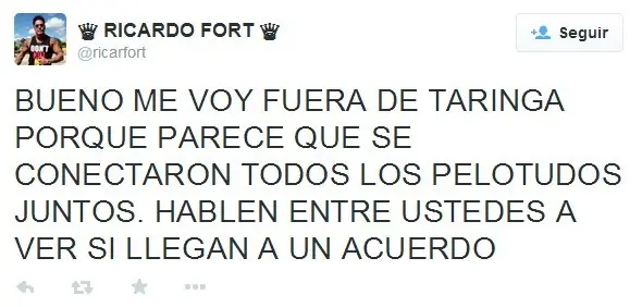 Mis twits favoritos de ricardo fort