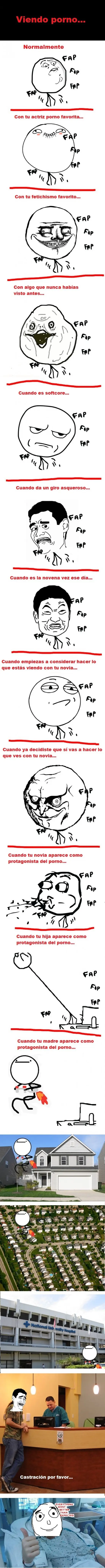 Viendo porno (memes)