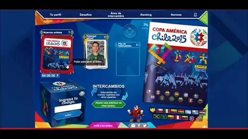 Album Virtual Copa América 2015 (muchos códigos)