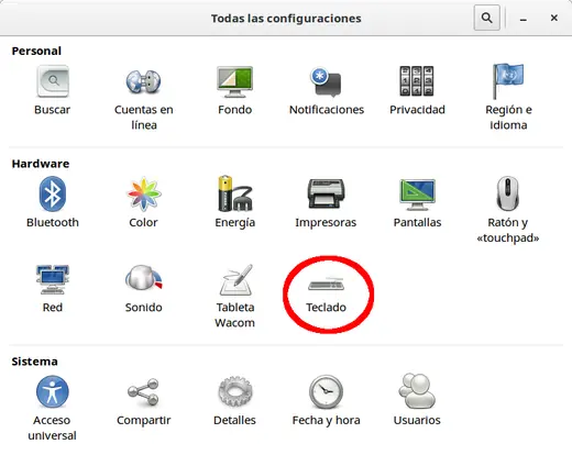 Debian, acceder a consola desde teclado.
