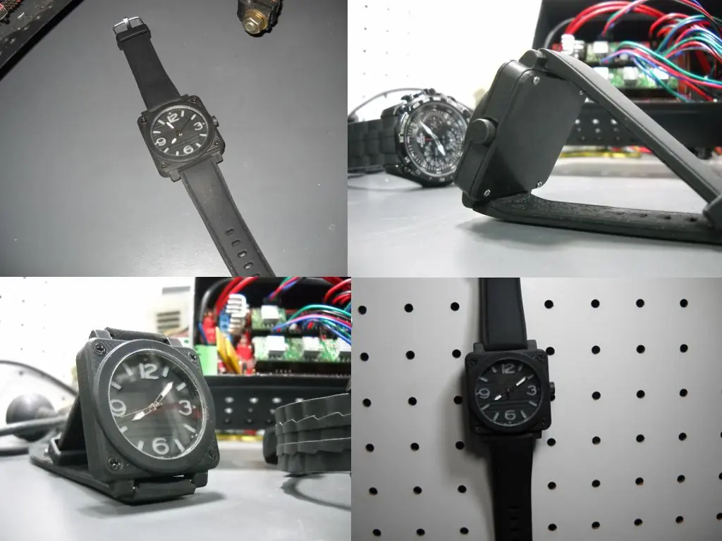 Reloj fabricado en impresora 3d (edit)