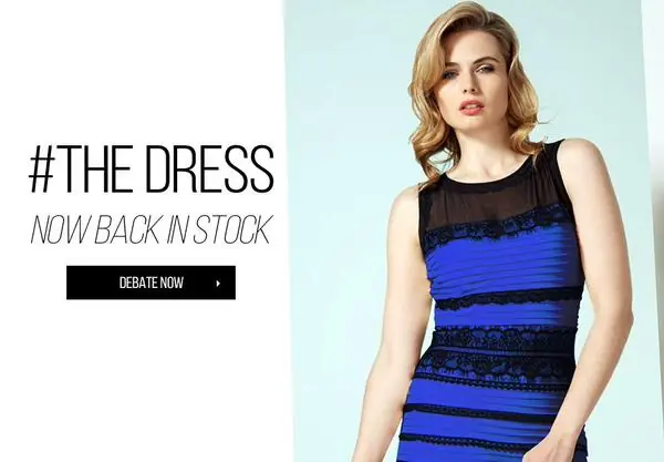 Vestido: razones por las que lo ve de diferentes colores