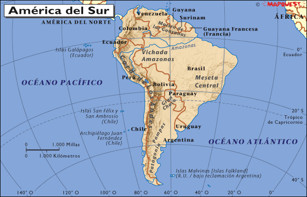 Mapas del mundo - Tomo I: América del Sur