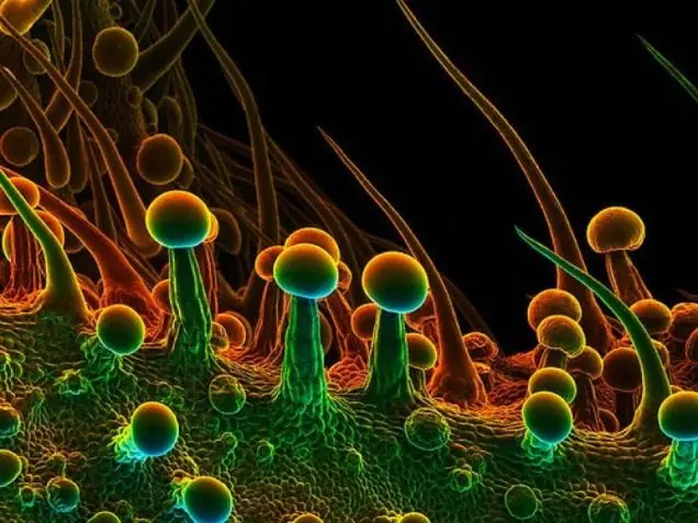 Cosas vistas bajo el microscopio