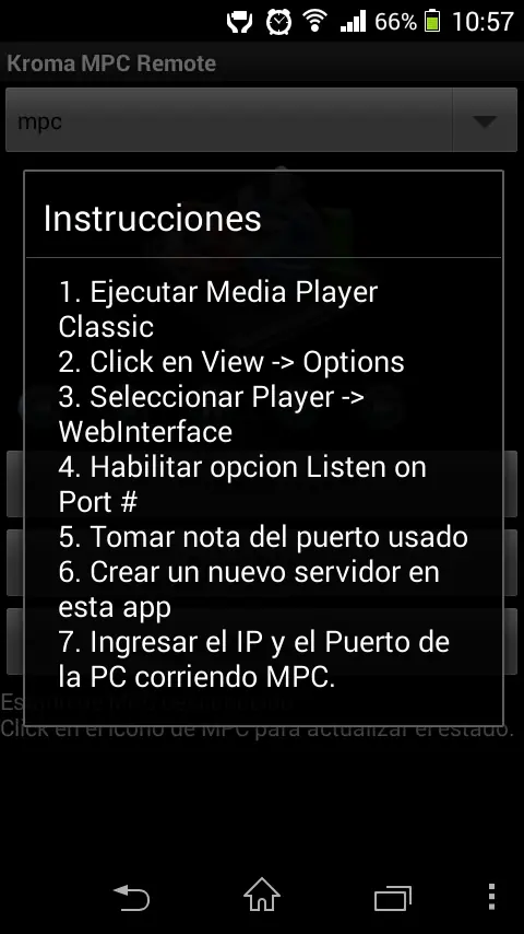 kroma mpc remote apk