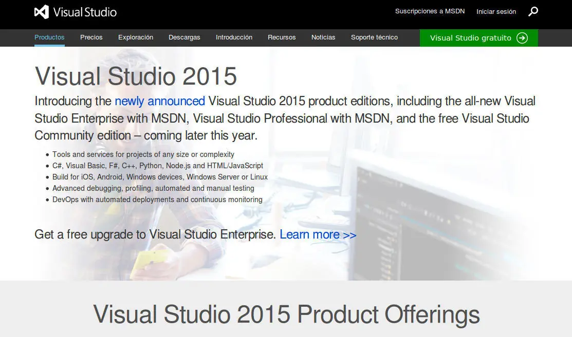 Microsoft Visual Studio 2015 soportará Linux