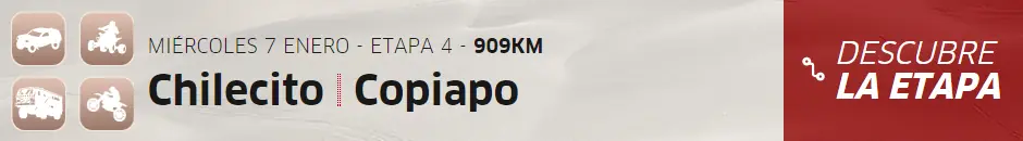 Dakar 2015 - Etapa 4 (Chilecito-Copiapó)