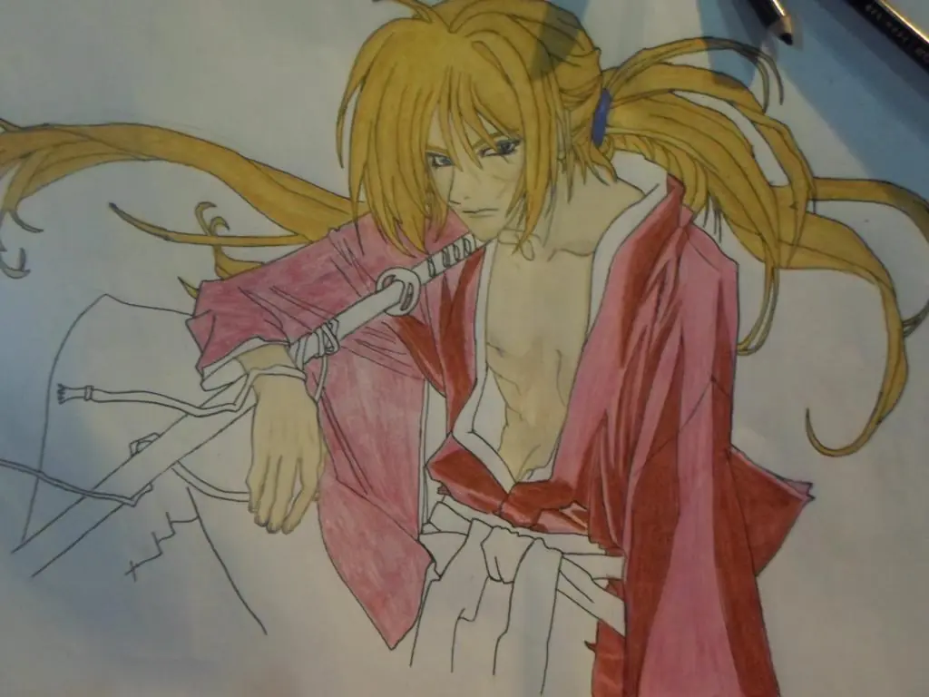 Kenshin himura dibujo