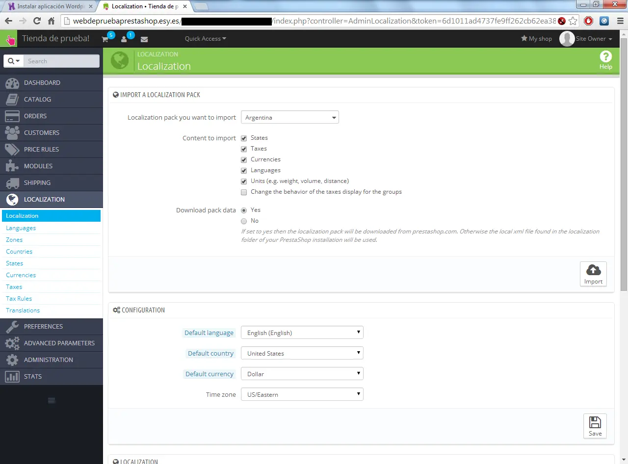 prestashop