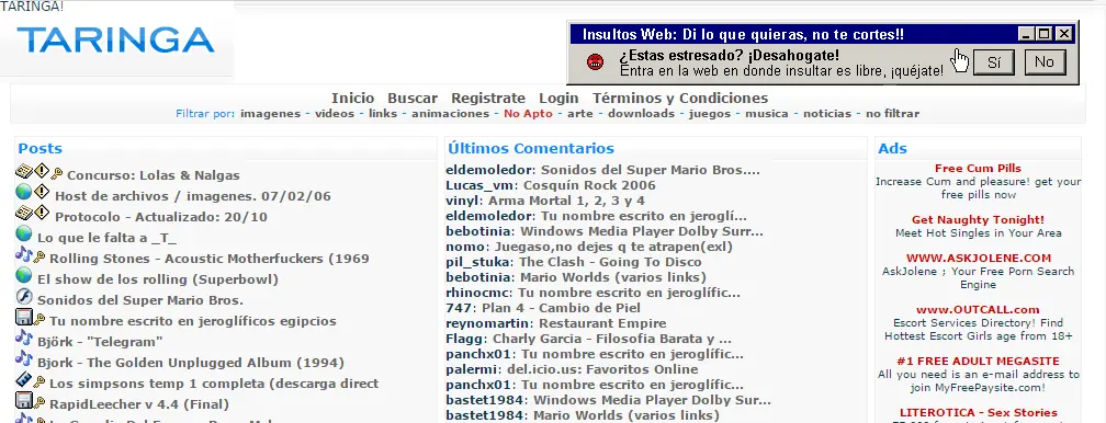 paginas web