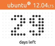 Los widgets para anunciar la salida de Ubuntu 12.04
