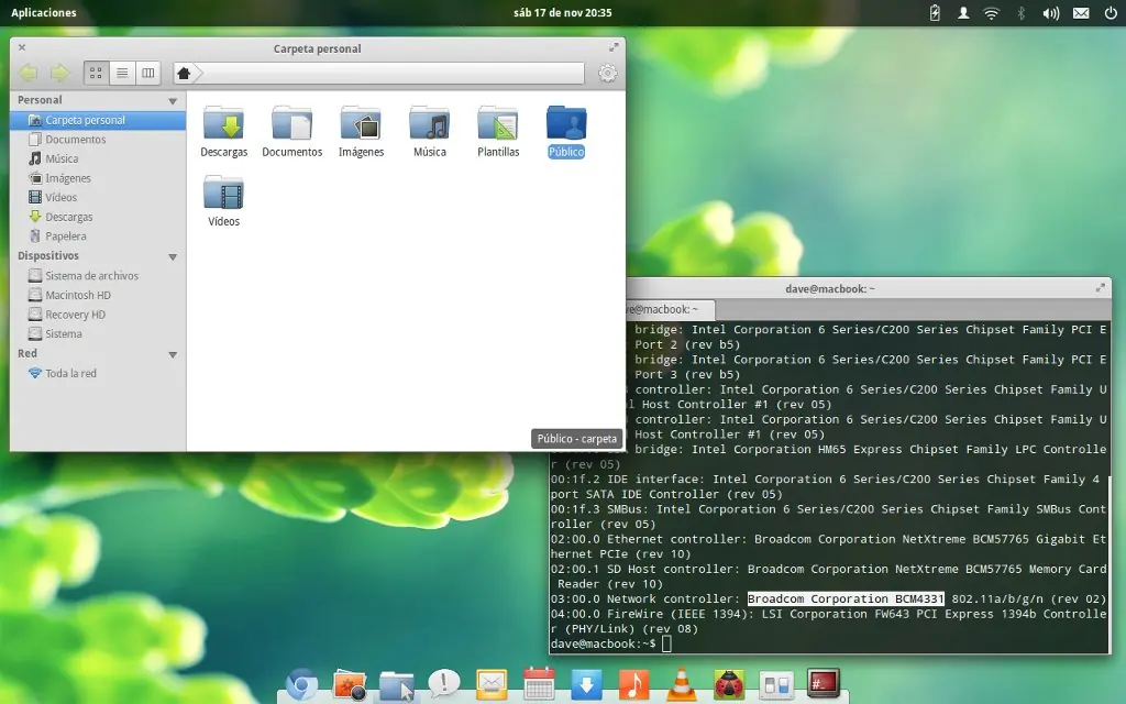 Elementary OS Luna en estación de pruebas