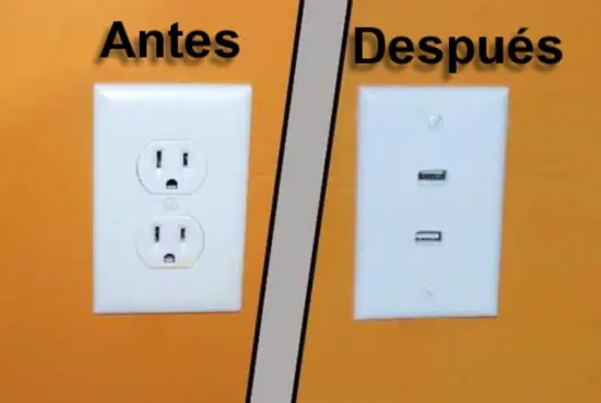 Cargador USB de pared