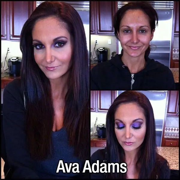 Porno Stars, Antes y Después del Maquillaje.