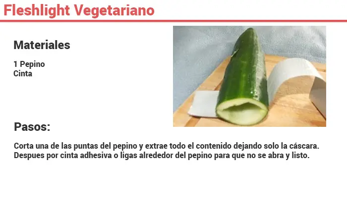 Juguetes sexuales: Hazlo tú mismo